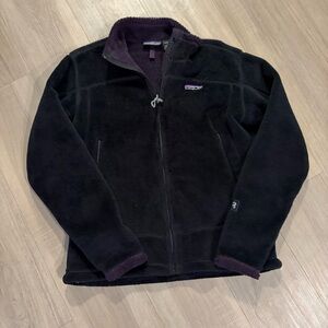 Patagonia Purple and Black Women's Fleece Jacket